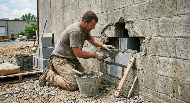 Block Wall Repair in Grayson, GA