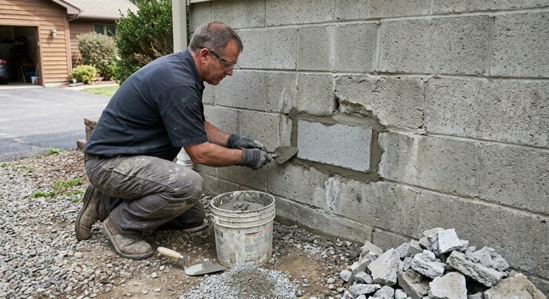 Block Wall Repair in Marietta, GA