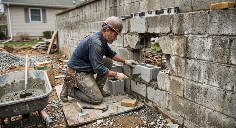 Block Work Repair in Lawrenceville, GA