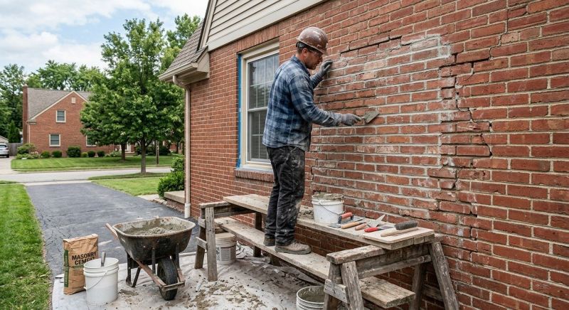 Brick Flatwork Repair in Flowery Branch, GA