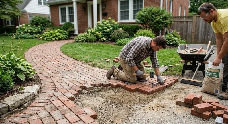 Brick Flatwork Repair in Gwinnett County, GA