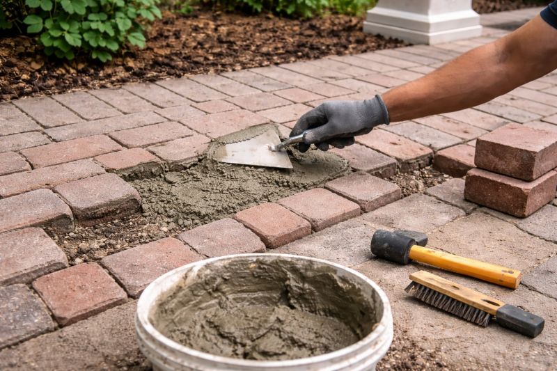 Brick Flatwork Repair in Stone Mountain, GA