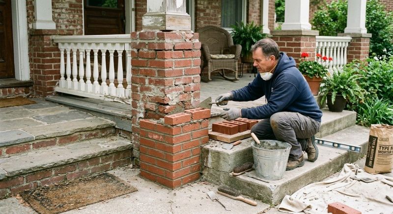Brick Stairs Repair in Buford, GA