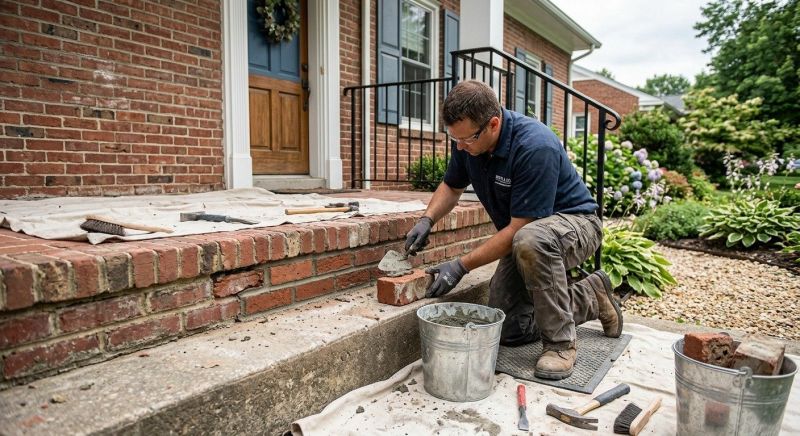 Brick Stairs Repair in Hoschton, GA