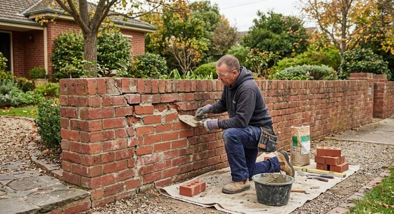 Brick Wall Repair in Forsyth County, GA