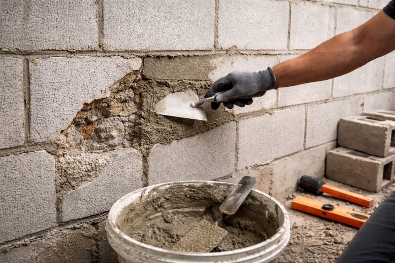 Concrete Block Repair in Lawrenceville, GA