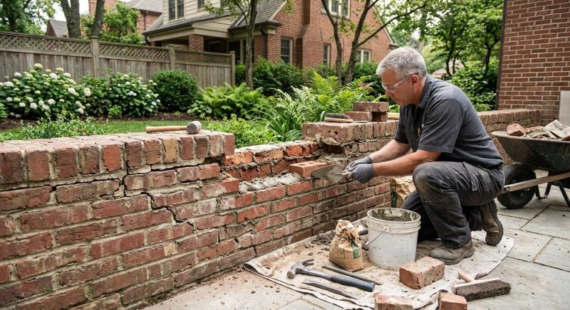 Masonry Wall Repair in Lawrenceville, GA