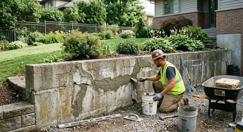 Retaining Wall Repair in Bethlehem, GA