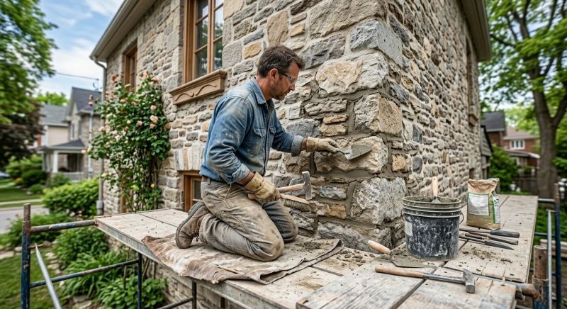 Stone Masonry Repair in Forsyth County, GA