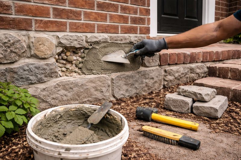 Stone Masonry Repair in Lawrenceville, GA