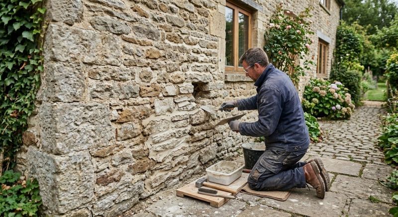 Stone Masonry Repair in Oxford, GA