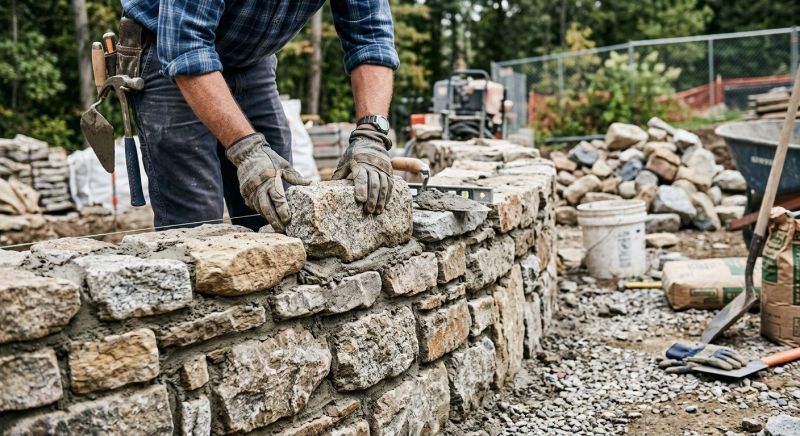 Stonework Installation in Auburn, GA